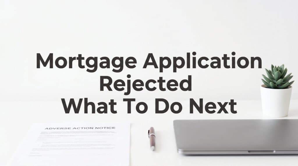 Mortgage Application Rejected? Here’s Exactly What to Do Next (Step-by-Step)